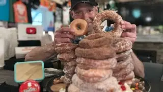 Banjo Eatz MEMORIAL DAY CHALLENGE PENNSYLVANIA DUTCH BYLERS DEEP FRIED DONUTS And More