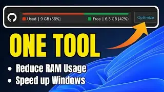 This ONE TOOL will Fix HIGH Memory USAGE |  🚀Speedup Windows 10/11