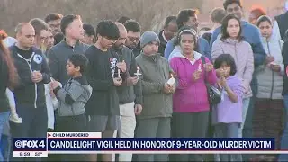 Vigil held for McKinney 9-year-old allegedly killed by father