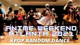 Kpop Random Dance Game in Public | Anime Weekend Atlanta 2021