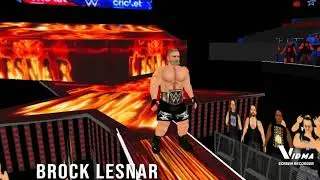 Brock Lesnar Entrance wrestlemania 32 (WR3D)