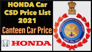 Honda CSD Canteen Car Price list 2021 | CSD Car Price | CSD Car Price list 2021-Honda Car CSD Price