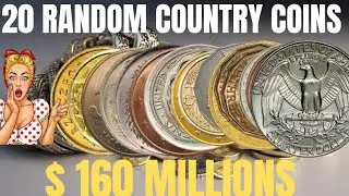 Top 20 Random Country Coins Which Worth Millions Of Dollars | UK, USA France And Australia Coins