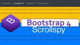 Bootstrap 4 Scrollspy Tutorial
