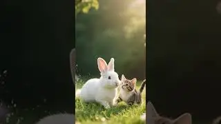 Bunny Jump Therapy! 🐇✨ Just pure joy and energy&mdash;watch these cute bunnies leap for happiness!