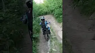 Big rocks ahead  #dirtbike #pitbikeriding #pitbikeriders #offroaders