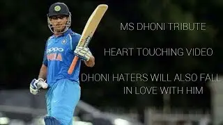 Tribute to MS Dhoni | Heart touching video | Haters will also fall in love with him | #CricketGuruji