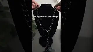 the first human slip chain🖤 #altgirl #darkromance #brat #jewelry #necklace