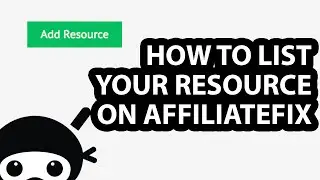 How to List your Resource on AffiliateFix