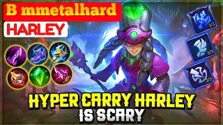 Hyper Carry Harley Is Scary [ b.mmetahard-Harley ]  - Mobile Legends.