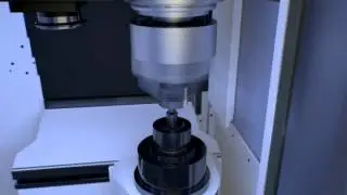 Vertical grinding machine VLC 100 G for single-spindle vertical grinding