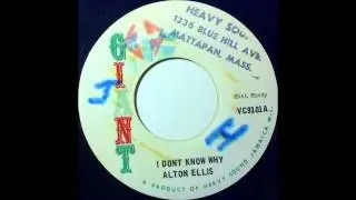 ALTON ELLIS - I Don't Know Why [c.1973]