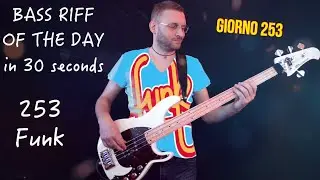 Funk Bass Riff of the day in 30 seconds Giorno 253 Alusonic Django