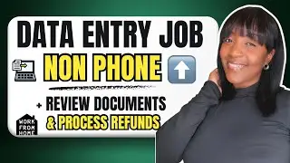 ✅ DATA ENTRY (Non Phone) + Review Documents | Work From Home Jobs 2026