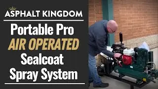 Portable Pro Air Operated Sealcoat Spray System