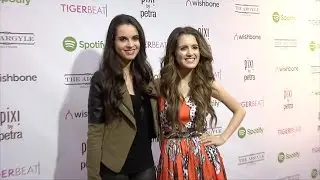 Laura Marano & Vanessa Marano | TigerBeat Launch Event Pink Carpet