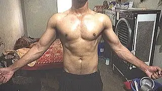 Day 1 Of Skinny To Muscular Body Transformation - Home Workout Body Transformation 