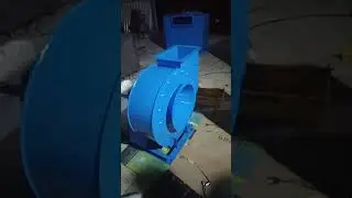 Centrifugal blower fan running trial - centrifugal Blower Fan Design, manufacturing  #blowers