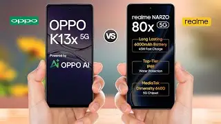 OPPO K13X 5G vs Realme Narzo 80X 5G || full Comparison