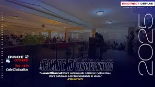 Culte D&rsquo;adoration et de Louange Dimanche 12 Octobre 2025 - EGLISE DE DIEU SANCTIFIEE HAITI