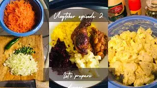 VLOGTOBER EPISODE 2|| UNFILTERED VLOG: Let’s Prepare Dinner ||Sunday Dish