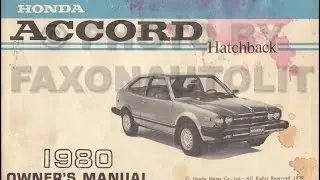 1980 Honda Accord
