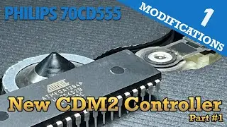 Philips CD555 Mods - new controller for a Philips CDM2 CD-Drive, Part #1