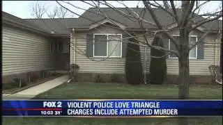 Police love triangle erupts with armed standoff