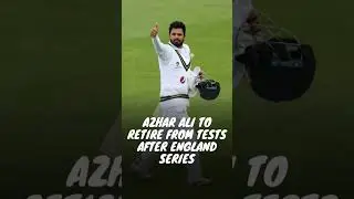 Azhar Ali to retire from Tests after England series. #cricket #shorts #sports #pakistan