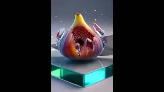 Fig ASMR Glass Cutting 😱 #asmr #satisfying #relaxing