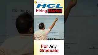 HCL Hiring - Any Graduate can apply ! Urgent Hiring !
