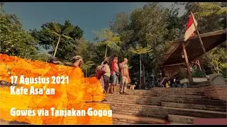 Upacara Sederhana - 17 Agustus 2021 - Di Kafe Asa'an - via Tanjakan Gogog pintas Ciburial - Tahura