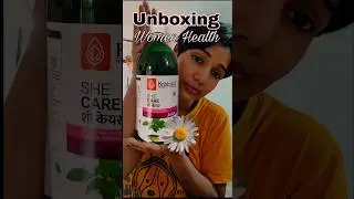 Unboxing Ayurvedic Syrup For Women Health #unboxing #shorts #ayurvedic