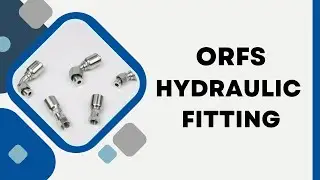 ORFS female 90-degree elbow hydraulic fitting