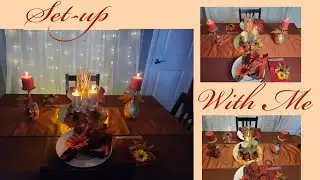 #thanksgiving2020  #tablescape  Set-up with me|DIY Tablescape|Rustic|Fall 2020|Glam on a Budget