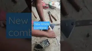 , How to change blade in combine, #रिपिड की जगह नट बोल्ट