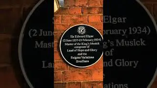 Sir Edward Elgar Home in Worcester #music #clasicalmusic #orchestra DekTravels 👍 please subscribe