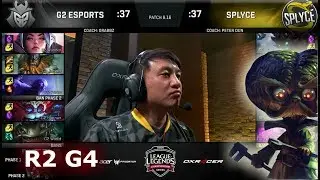 G2 eSports vs Splyce - Game 4 | Round 2 EU Regional Qualifier for S8 Worlds 2018 | G2 vs SPY G4