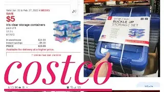 IRIS BUCKLE UP STORAGE SET | COSTCO FINDS | COSTCO SALE CANADA.