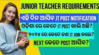 Junior teacher recruitment notification vacancy and backlog of 2024 jt requirements.
