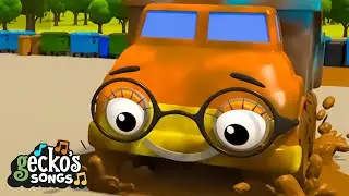 5 Muddy Baby Trucks｜Gecko's Garage｜Children's Music｜Trucks For Kids｜Gecko's Songs