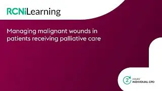 Managing malignant wounds in patients receiving palliative care