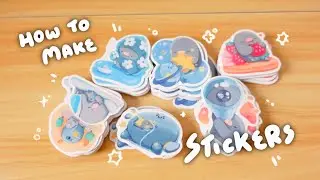 how to prepare sticker files, outsource stickers, shop update & more | STUDIO VLOG ☆