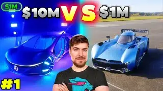 $1 vs $1,000,000,000 car  Part 1 Investing 1,000,000,000$