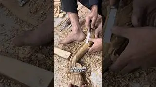 Wood Carving Work by our Artisans. #carving #handmade #tools #handcrafted #furniture #decor #shorts