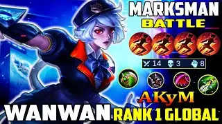 Marksman Battles! Top 1 Global Wanwan by AKyM | Mobile Legends