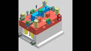 塑料卡扣部件模具 plastic clips parts mold
