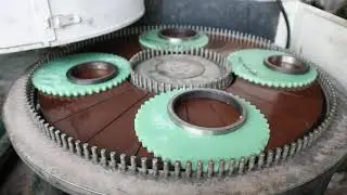 Bearing Outer ring double sided fine grinding lapping machine #grinder #grinding #grindingmachine