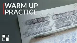 Writing Penmanship | Warm Up Practice | Ballpoint pen | 01 | ✒