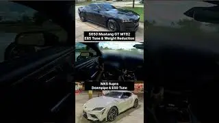 E85 Tuned S650 Mustang GT 🆚 Downpipe E50 Supra